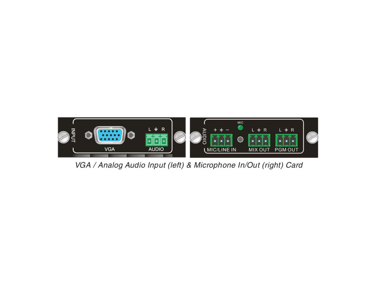 VFX-124 - Modular Matrix Switcher - Inkl. Module / Karten