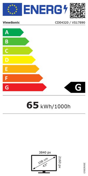 Energy label 90700399