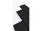PARQUET acoustic wall - fiber black - 10x120cm Glue Mounting