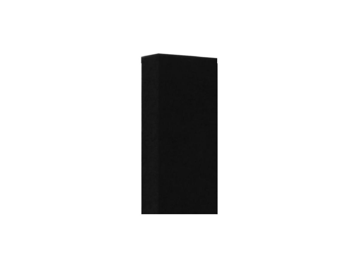 SURFACE acoustic wall - fiber black - 30x120cm 1-point suspension