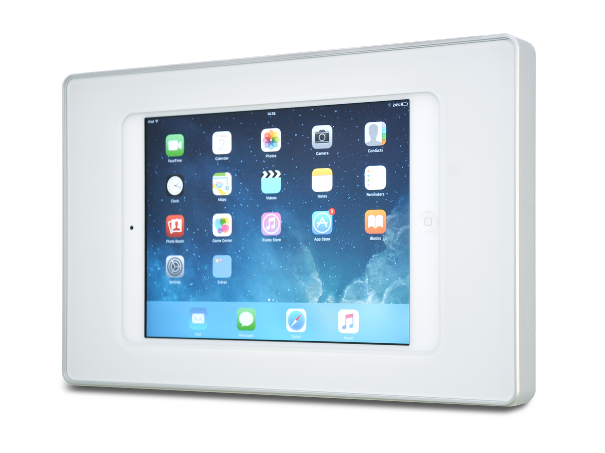 surDock-iPad10.5"-w-HV - iPad dockingstation de surface, white