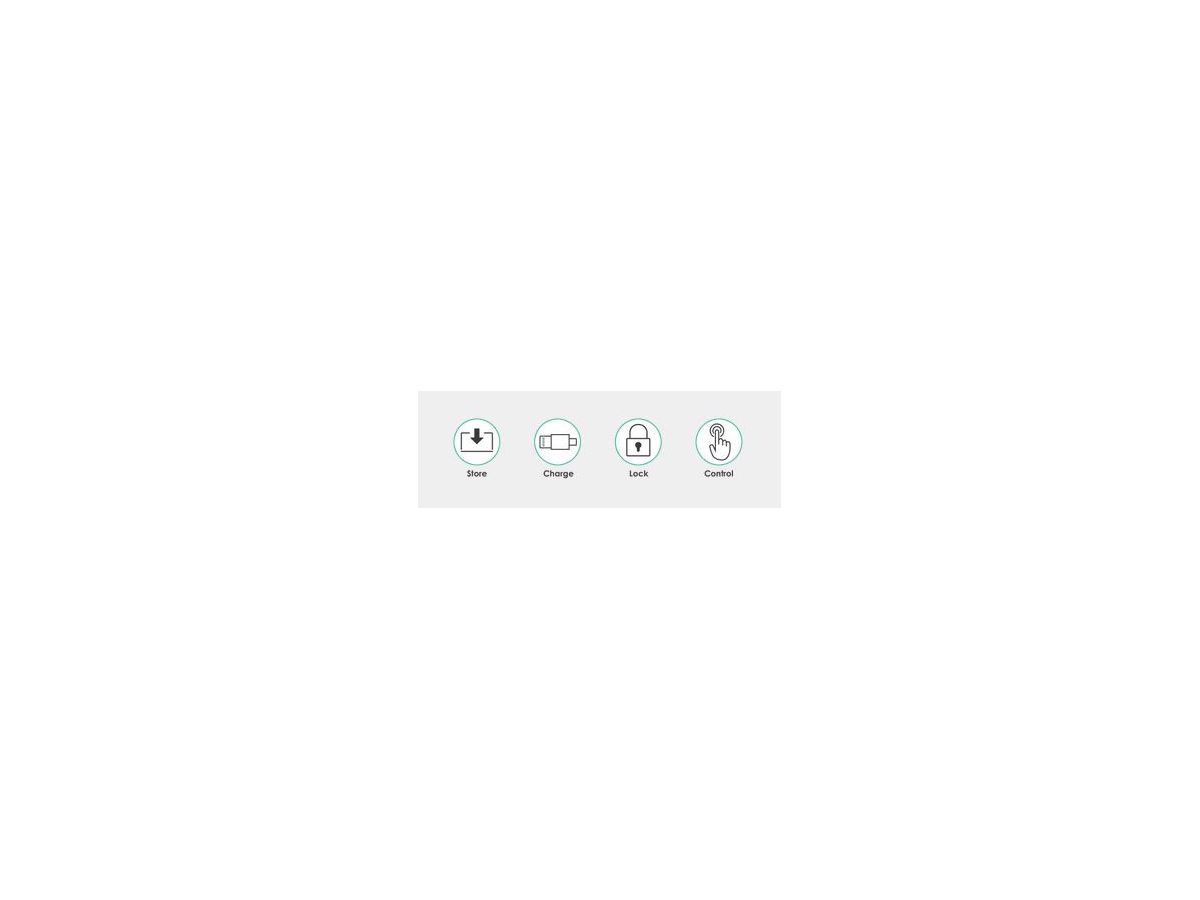 iTop-On-Wall-USB-C-b-AL - iPad dockingstation de surface, Silver a