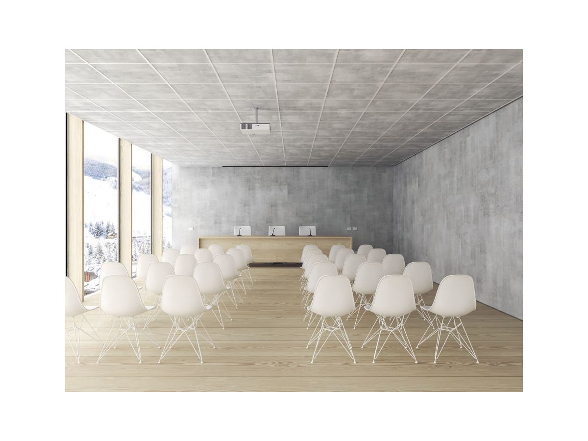 QUADRA acoustic wall - fiber black - 60x120cm False ceiling