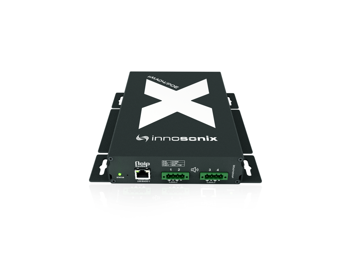 uMA04/PoE - Amplifier, PoE, 2x120Watt, Dante Interf