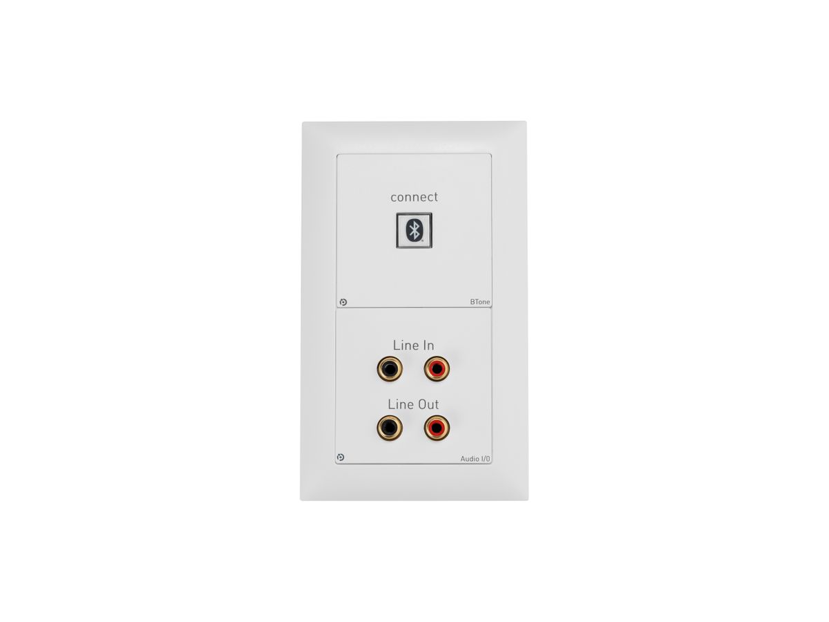 BTone Dante 2-I/O-RCS-CH white - Bluetooth Audio Interface, RCA LineInOut