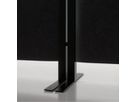 AREA acoustic wall - fiber black - 140x120cm Suspended Rahmen black